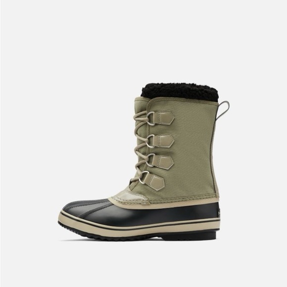 NWT Sorel Men’s 1964 PAC Nylon Waterproof Snow Boots in Sage/Dark Moss size 8.5 - Picture 4 of 11
